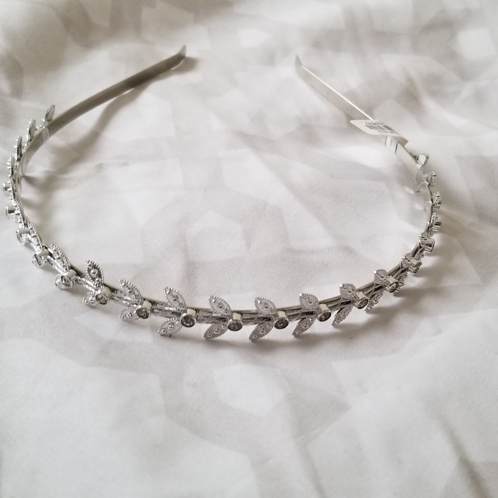 Silver headband